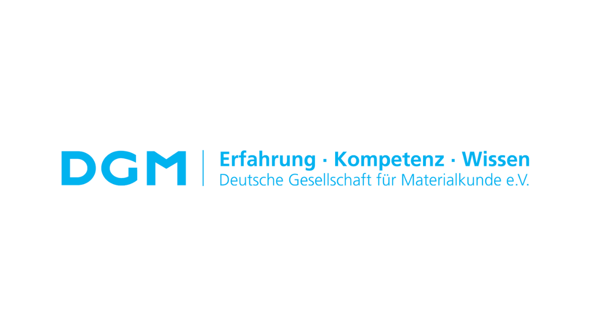 Logo: DGM Deutsche Gesellschaft für Materialkunde eingetragener Verein