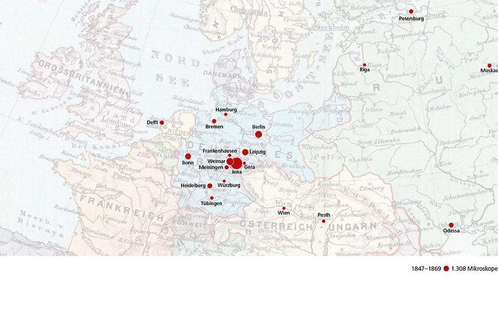 Mikroskoplieferungen 1847 – 1869