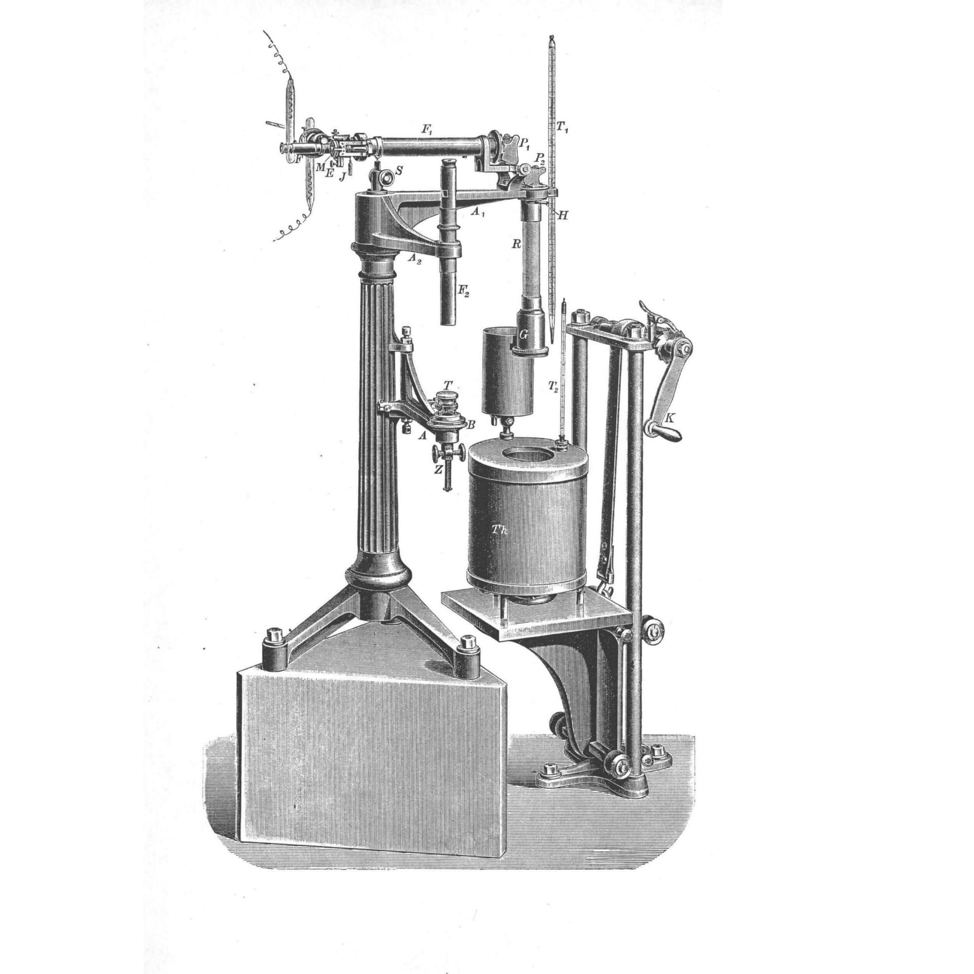 Abbesches Dilatometer, 1893.