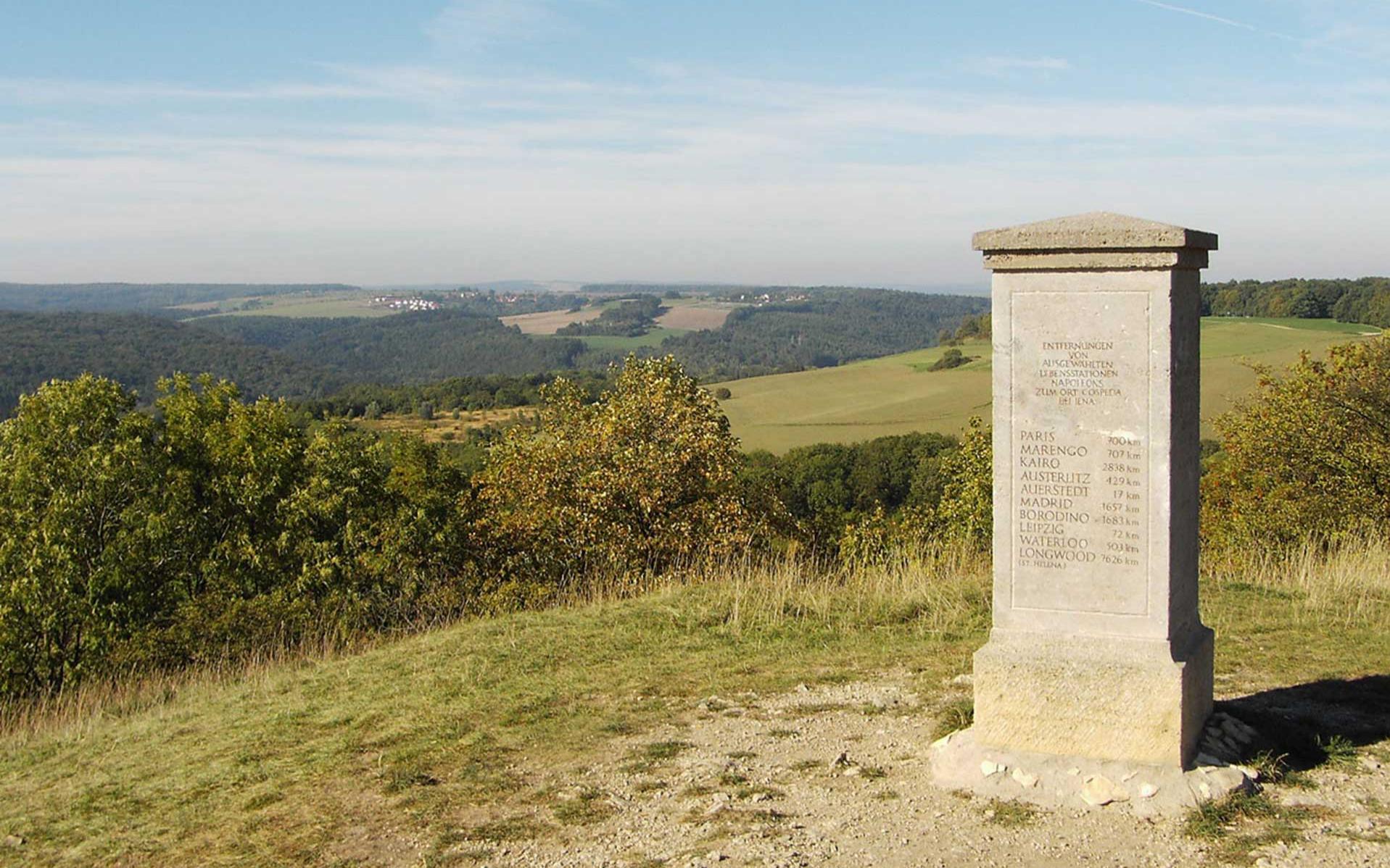 Napoleonstein in Cospeda bei Jena