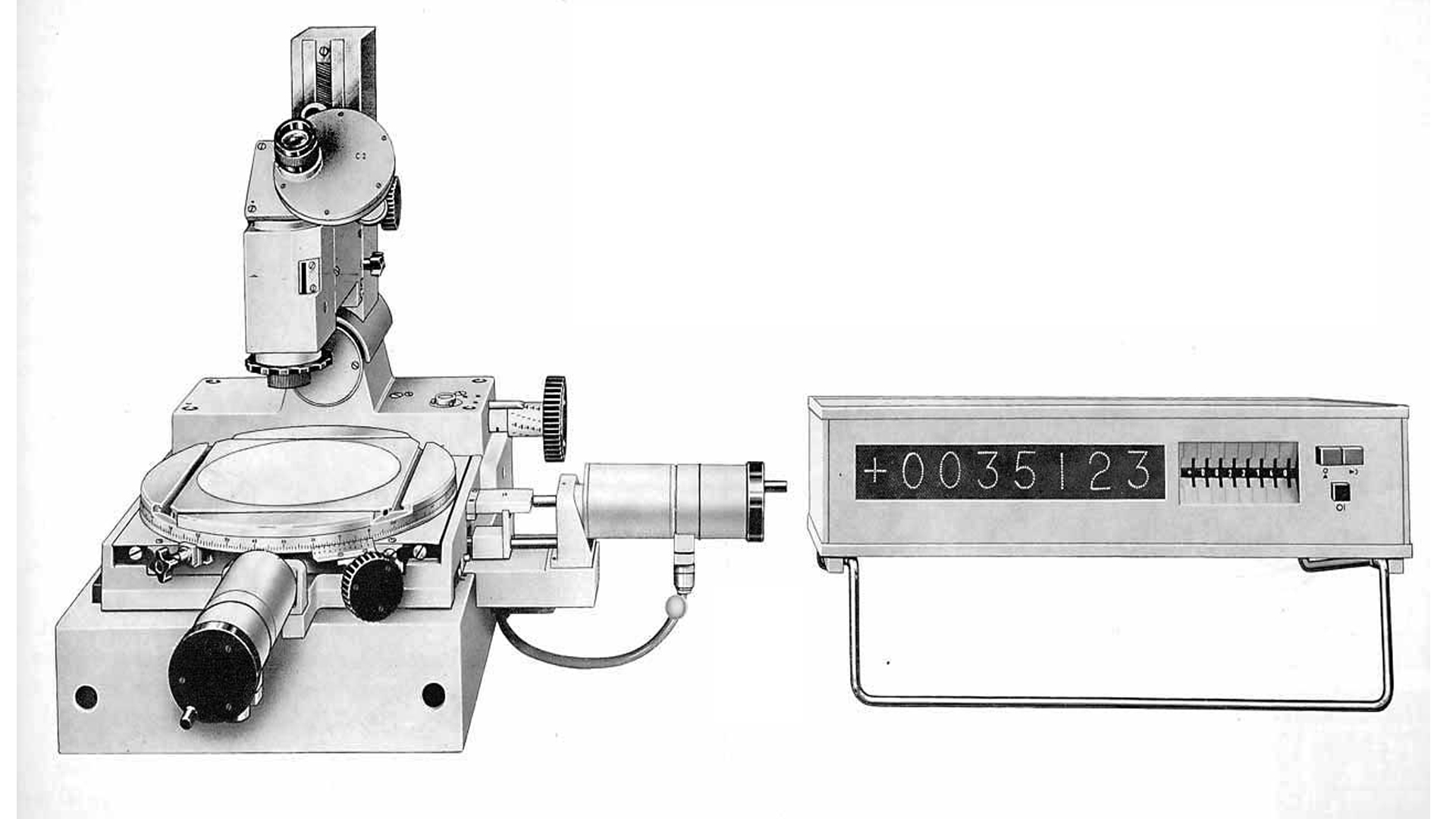 Erste digitale Messgeräte mit numerisch-elektronischer Messwertausgabe.