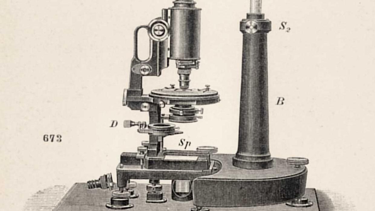 Ultraviolett-Mikroskop von August Köhler und Moritz von Rohr. 