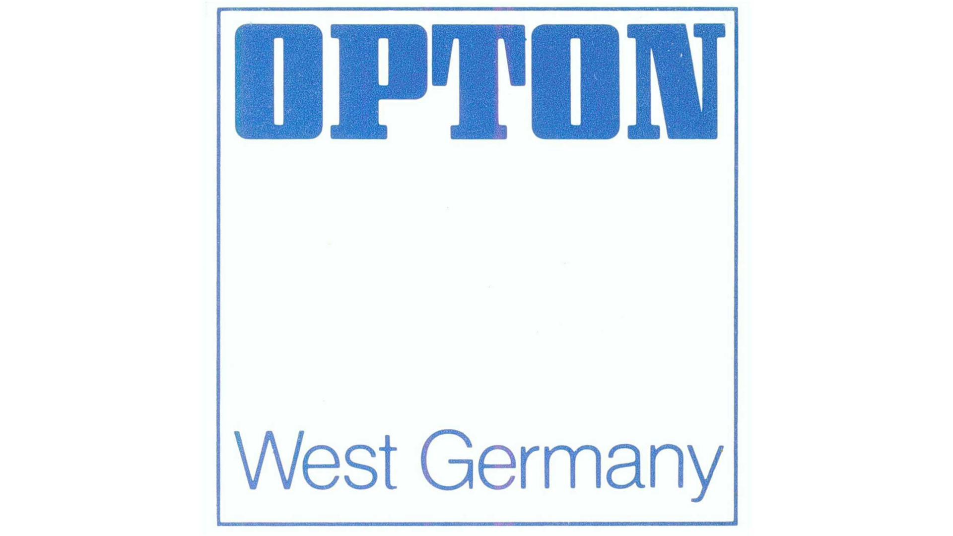 Carl Zeiss, Oberkochen, trat im Osten als "Opton" auf.