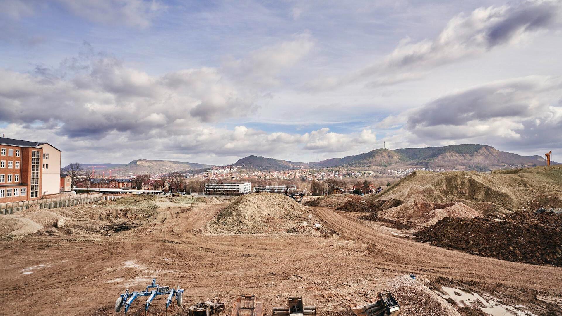 Baustelle Hightechstandort Jena