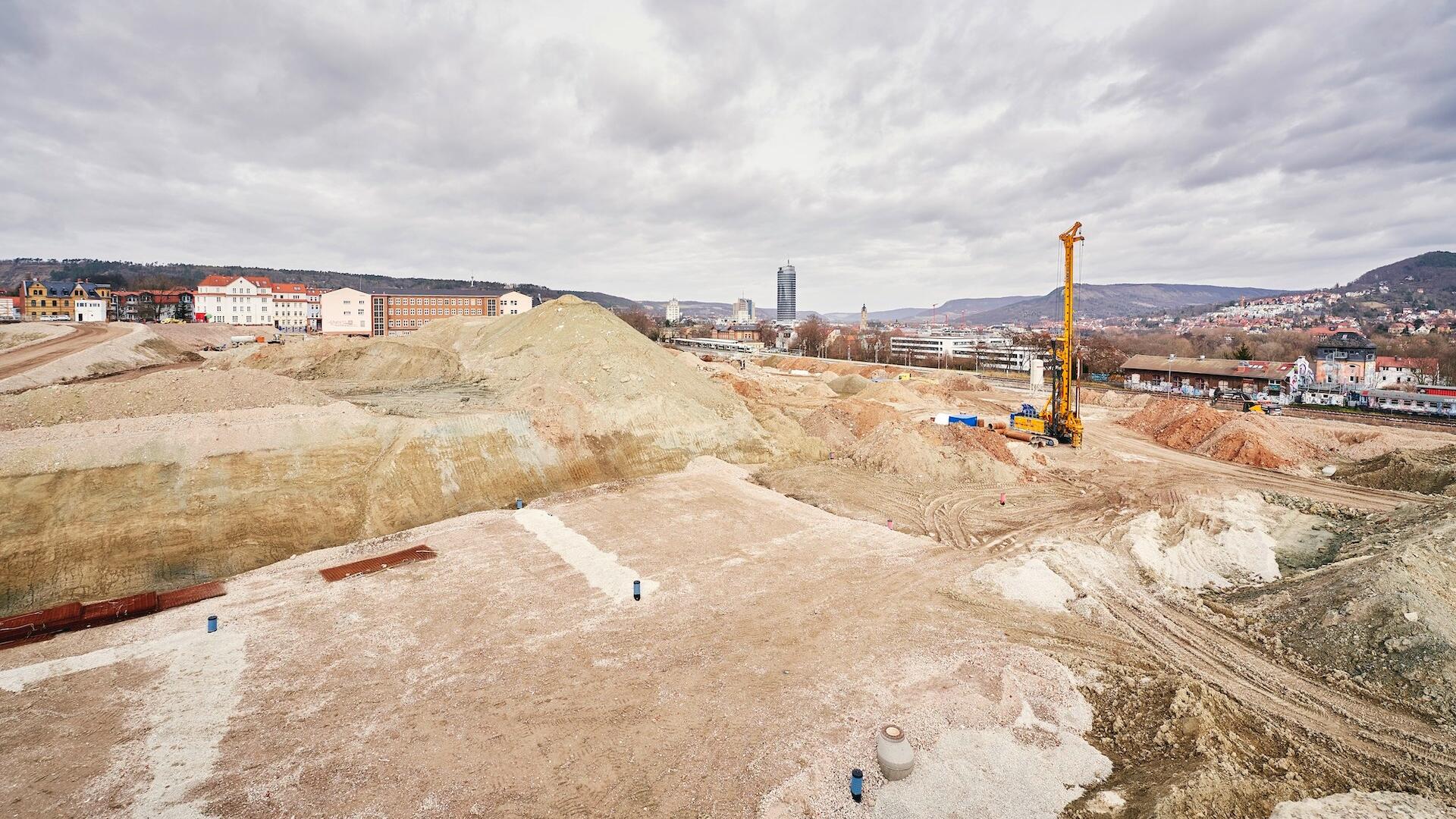 Baustellenupdate: Blick über die Baustelle