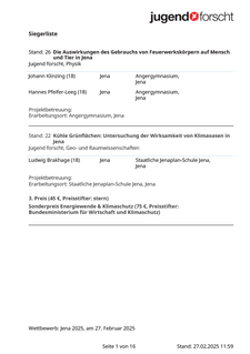 Vorschaubild von Regionalwettbewerb Jena