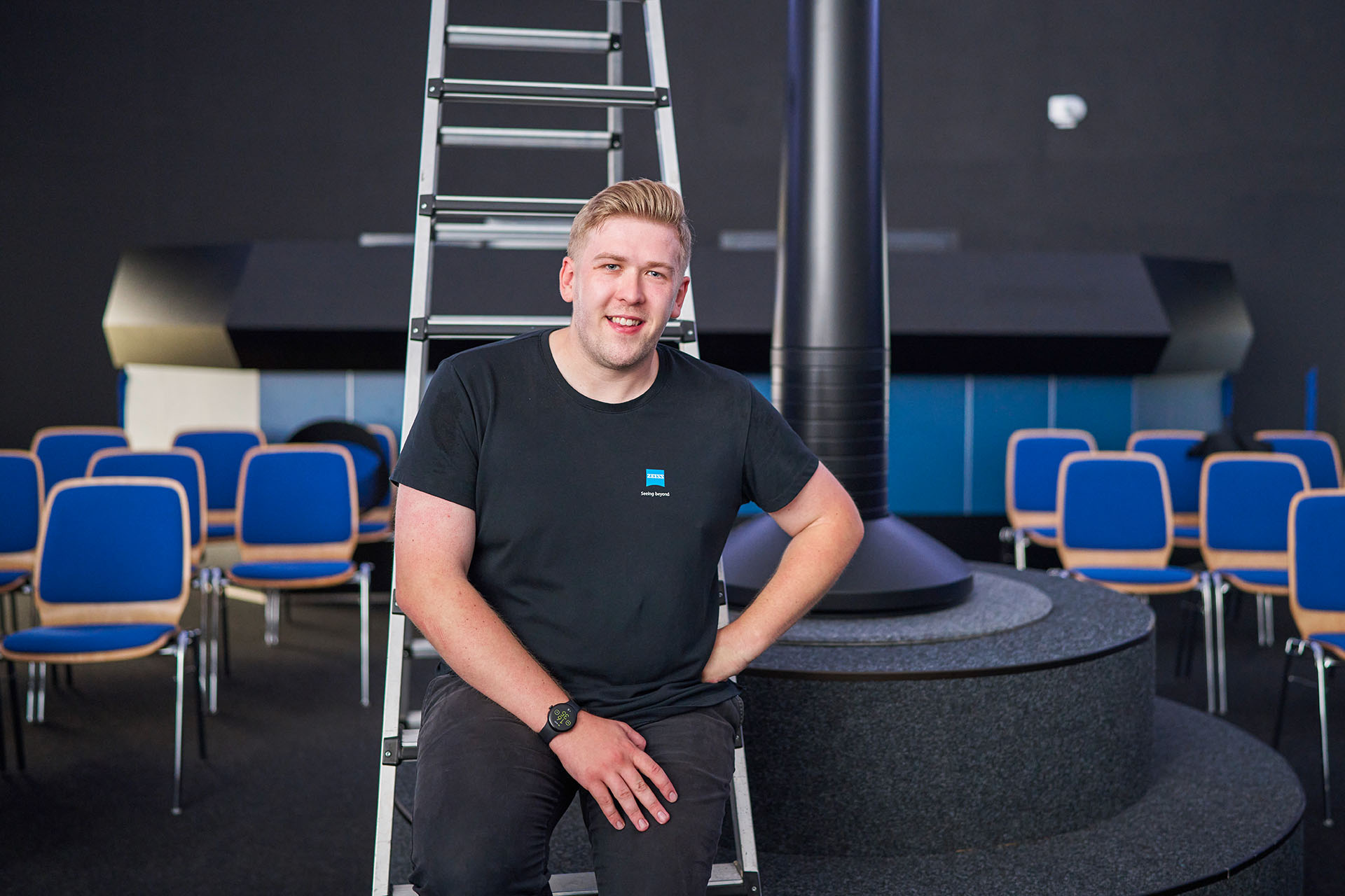 Kevin Vonderlind, Servicetechniker bei ZEISS Planetarien