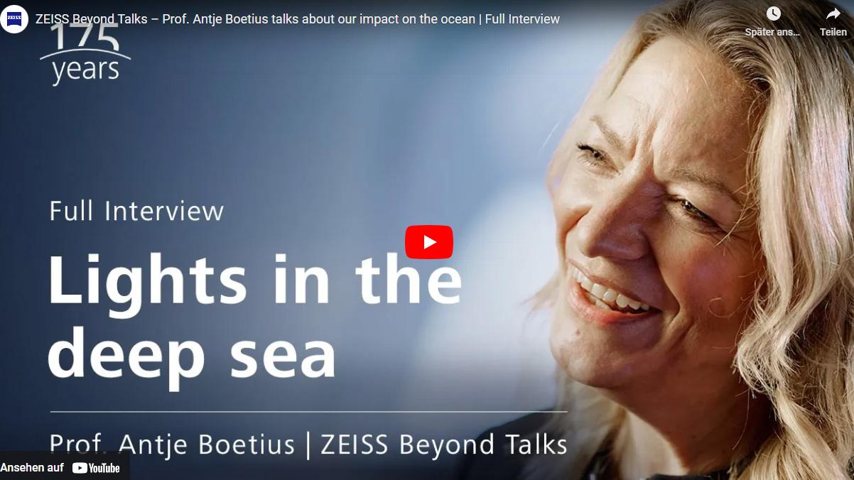 Prof. Antje Boetius über die Tiefsee und unseren Einfluss auf den Ozean