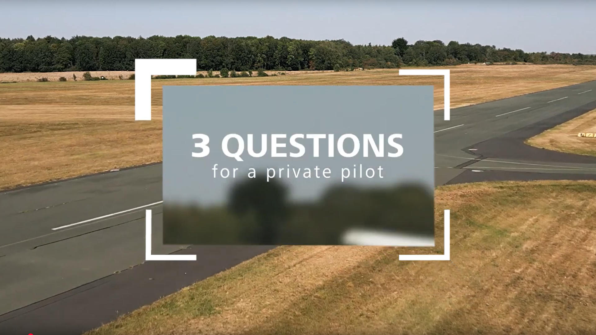 Three questions for a private pilot video still