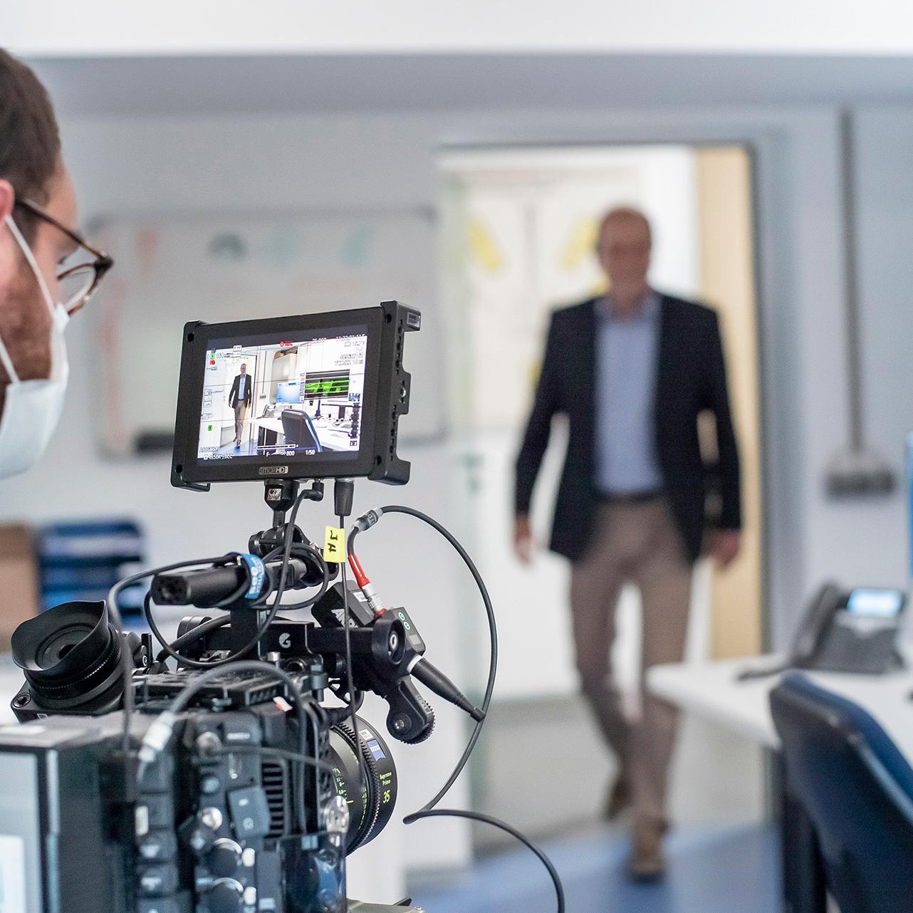 Making-of des Interviews mit Prof. Joachim Mayer, Materialwissenschaftler an der RWTH Aachen.