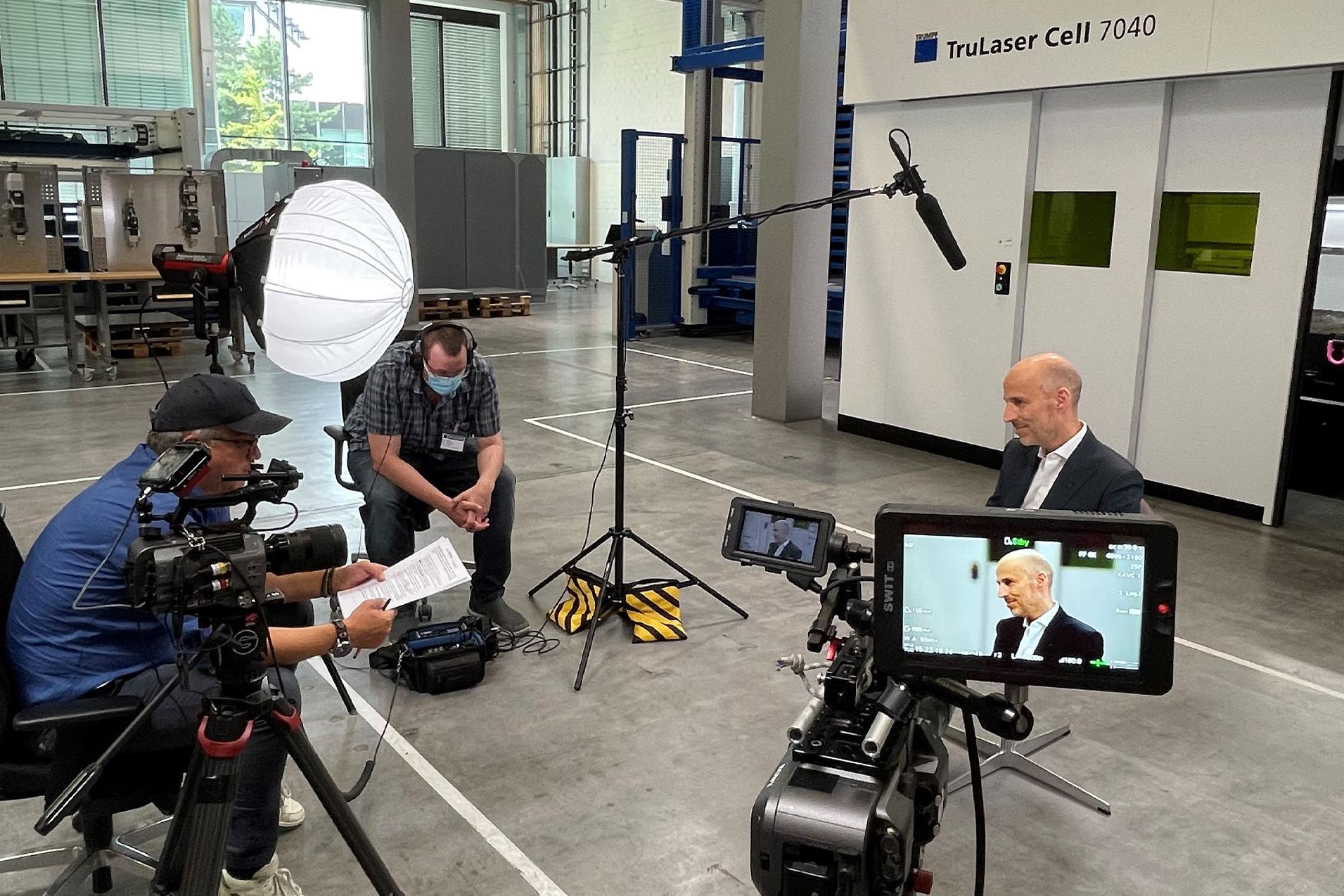 Making-of Peter Leibinger, CTO der TRUMPF Gruppe