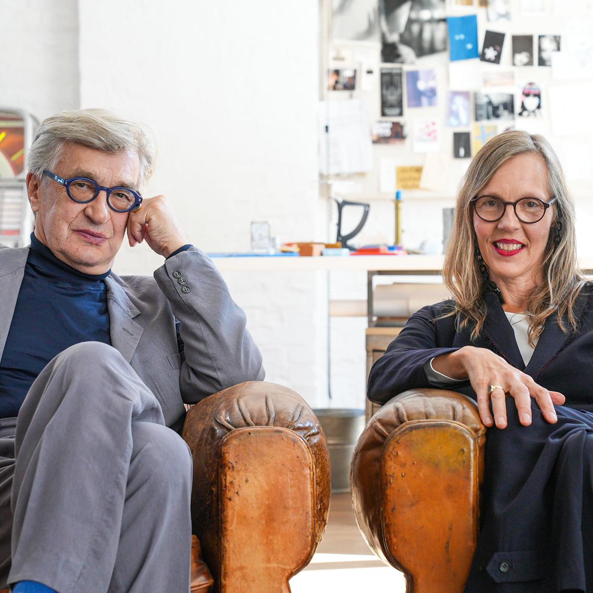 Wim Wenders und seine Frau Donata