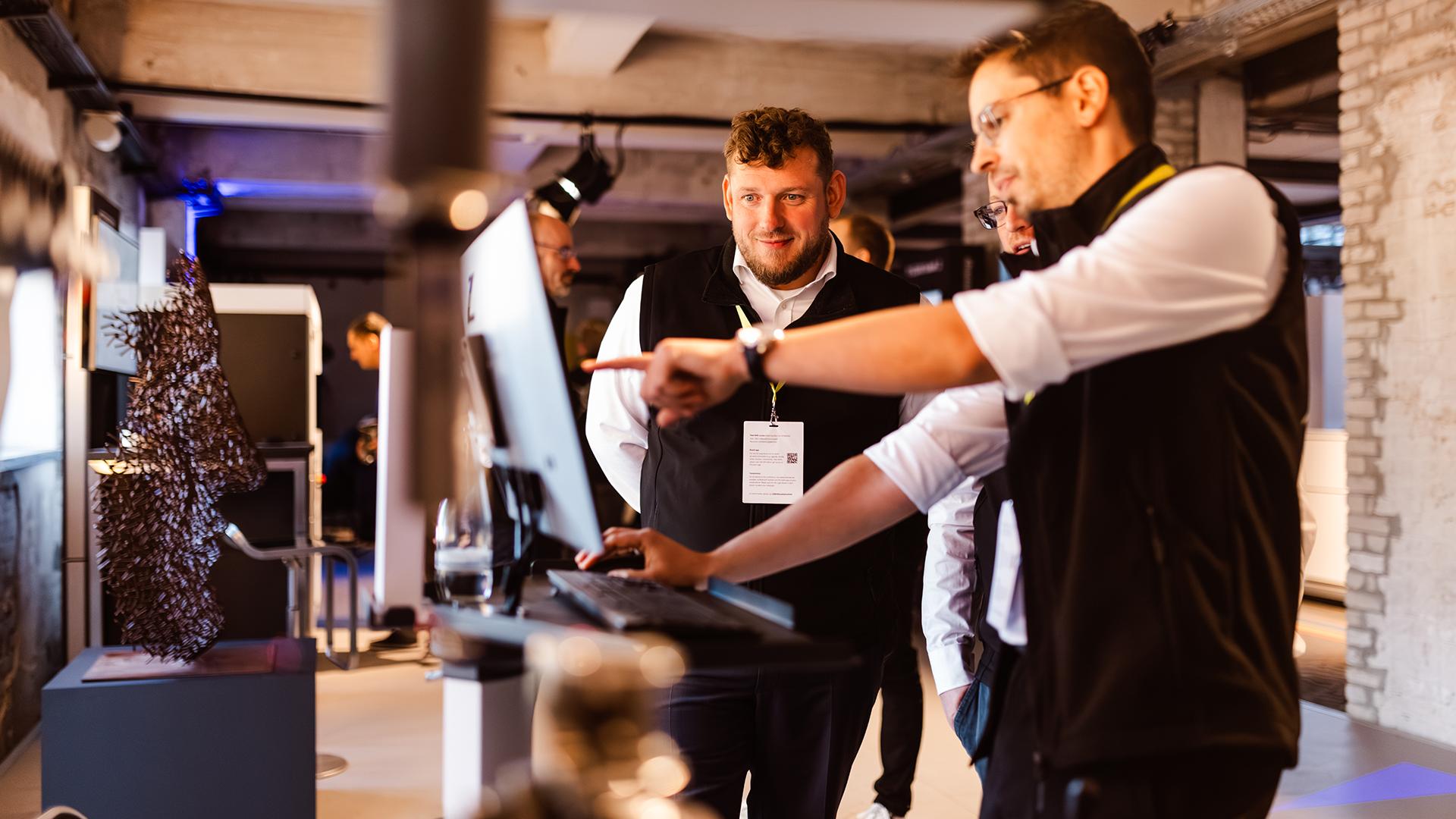 Demo für Kunden am System 