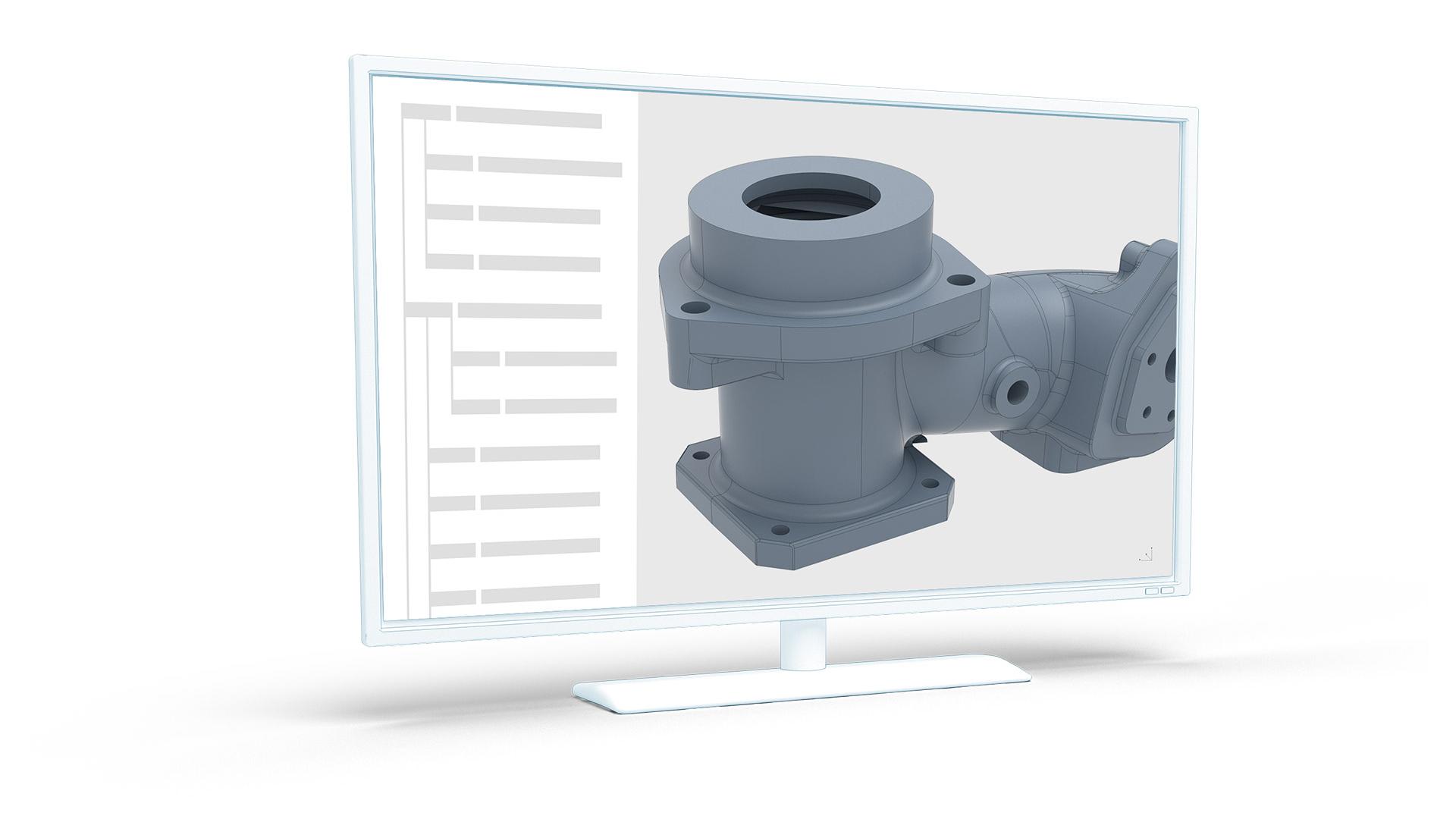 Bauteilkonstruktion (CAD / PMI)