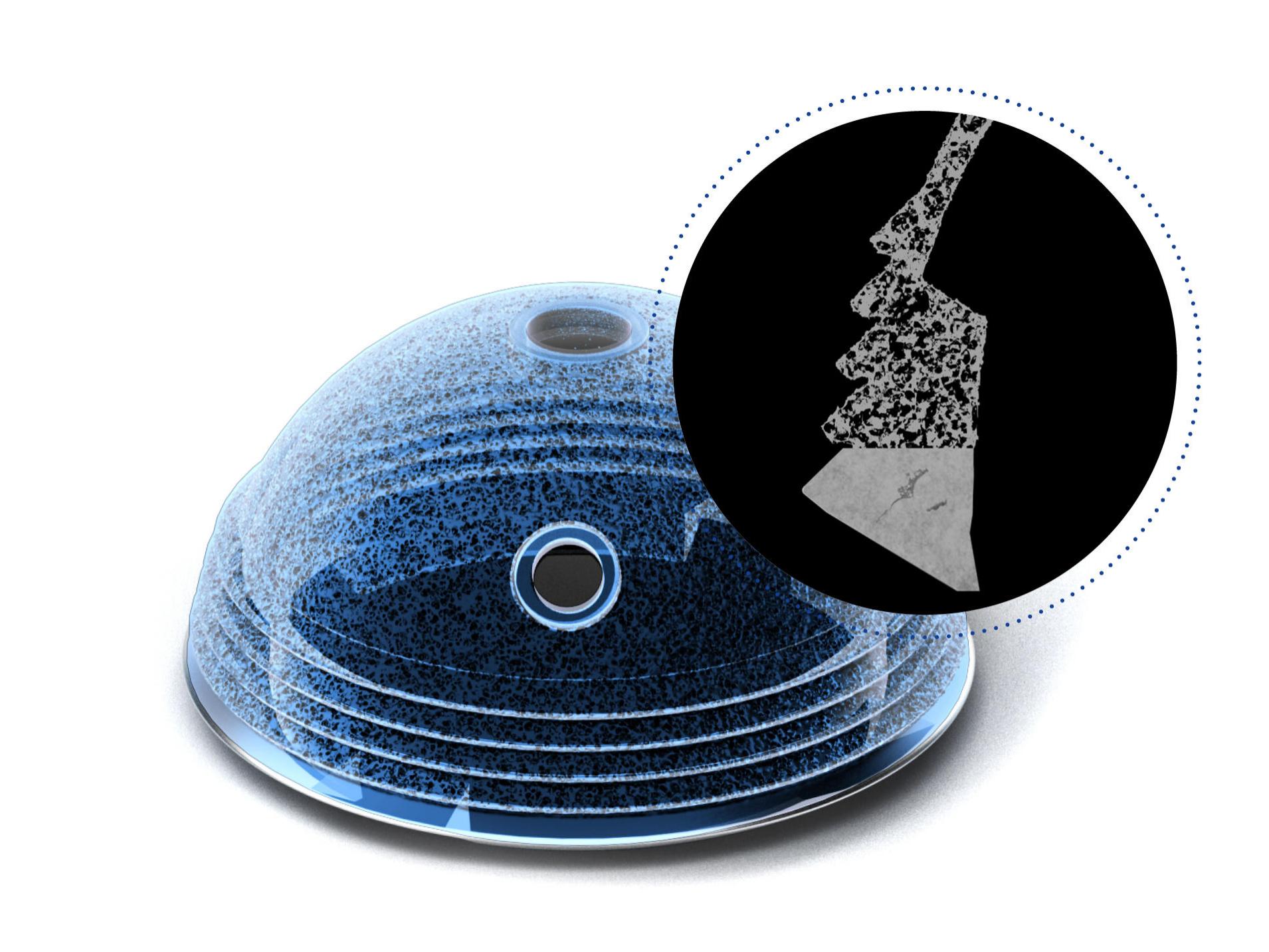 Volumetric part scans can be performed on additively manufactured hip cups with industrial CT systems and X-ray microscopes