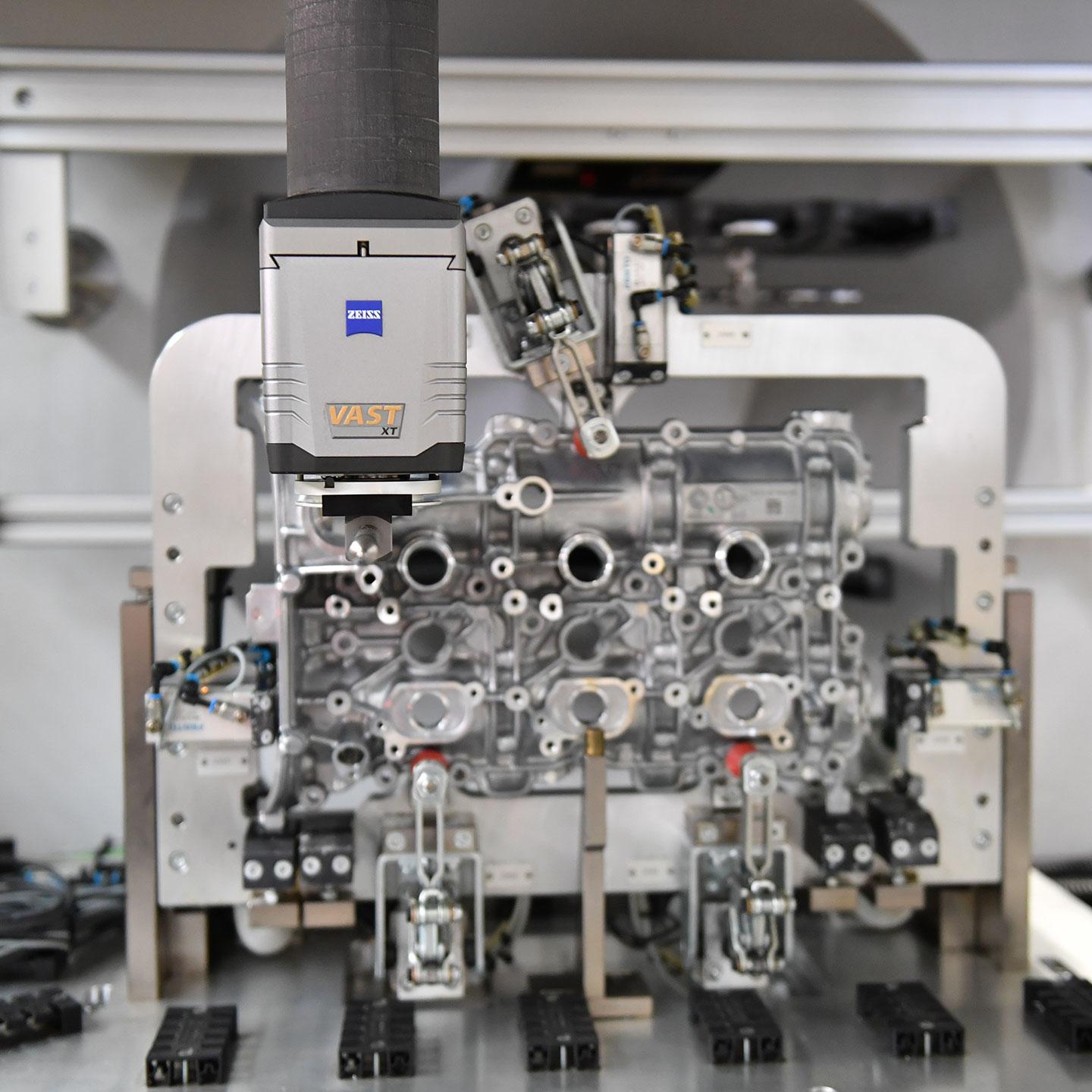 Automatisierte Fertigungslinie mit integrierter Qualitätssicherung