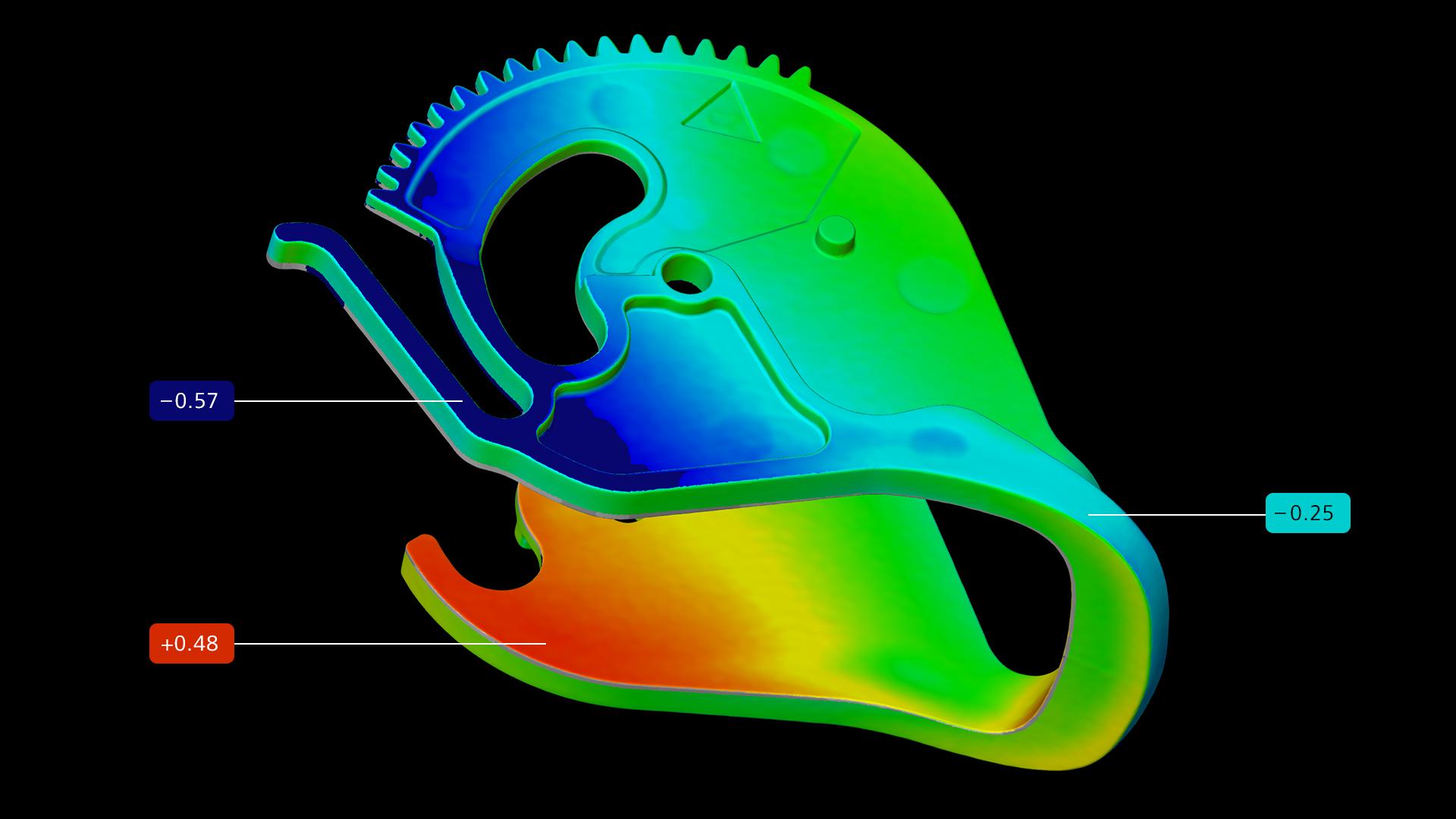 Soll-Ist-Vergleich in ZEISS INSPECT X-Ray