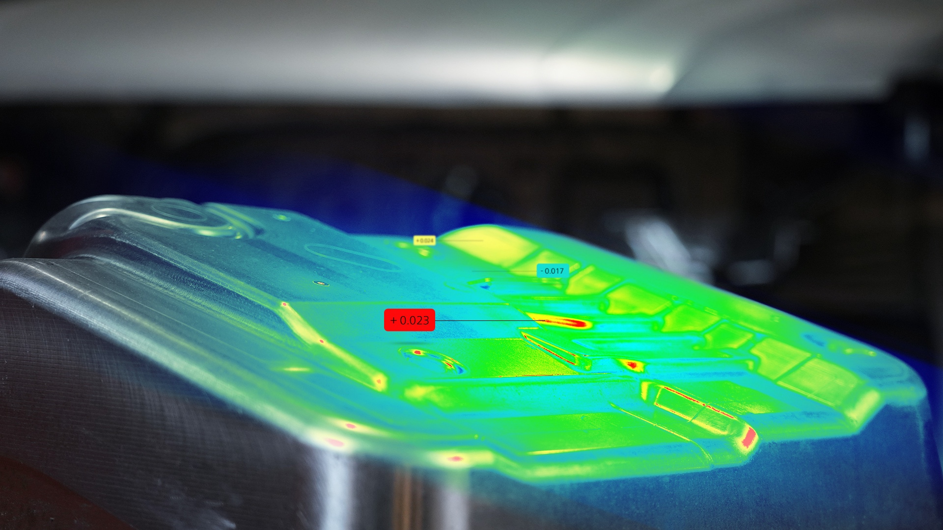 ZEISS REVERSE ENGINEERING Korrektur Blechumformung