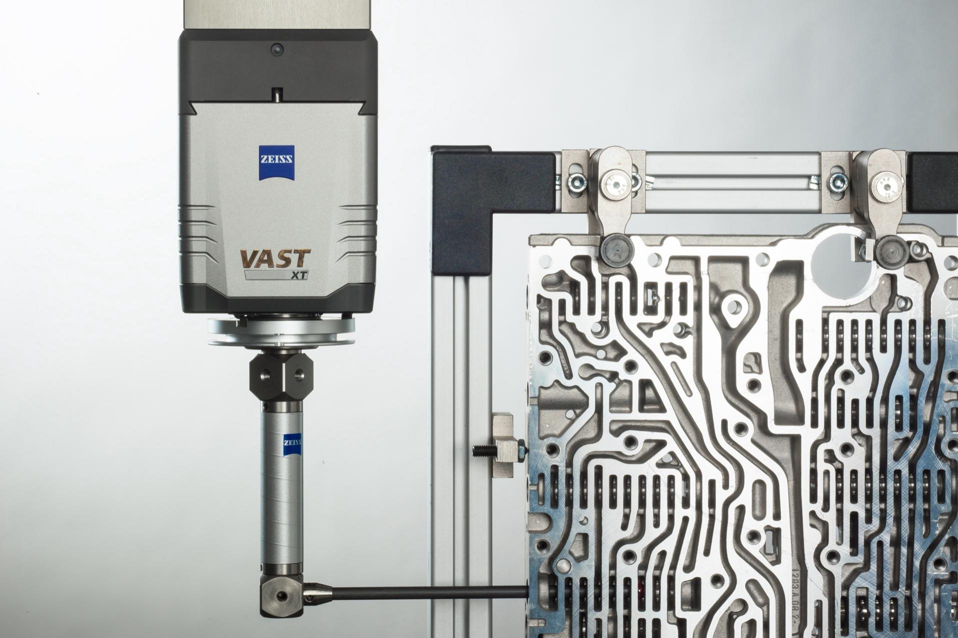VAST XT gold beim aktiven Scanning