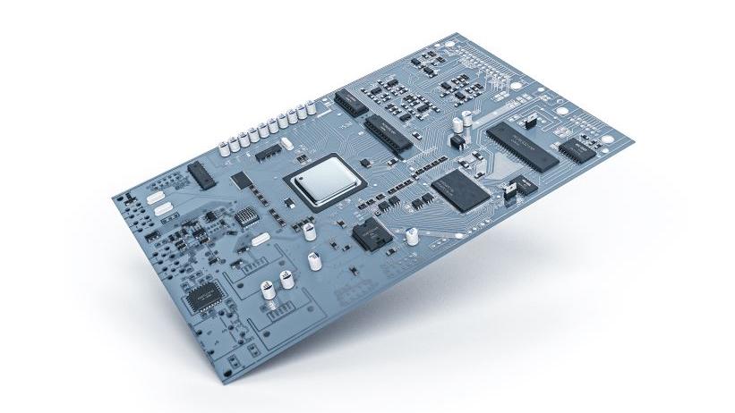 Partikel zwischen elektronischen Kontakten