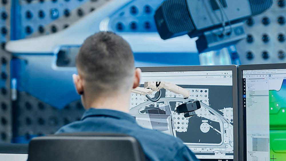 Reale Umgebung in einer virtuellen Simulation