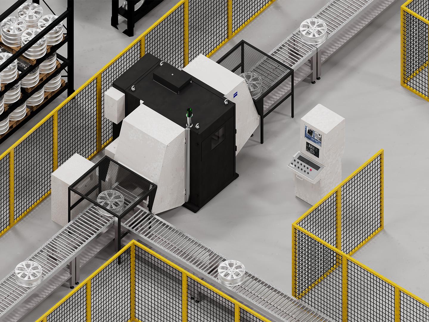 ZEISS BOSELLO WRE Thunder zeichnet sich durch seine robuste und langlebige Bauweise aus und ist daher für den dauerhaften Einsatz in rauer Produktionsumgebung bestens geeignet.