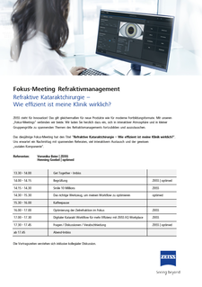 Vorschaubild von ZEISS Agenda FokusMeeting 2025 Düsseldorf