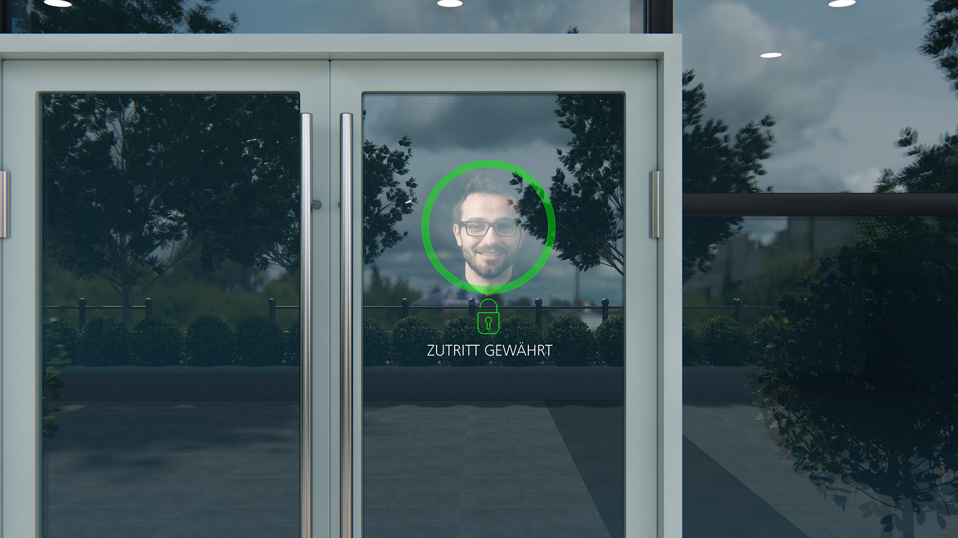 Die ZEISS „Multifunctional Smart Glass“-Technologie ermöglicht die frei platzierbare Installation einer transparenten Kamera.