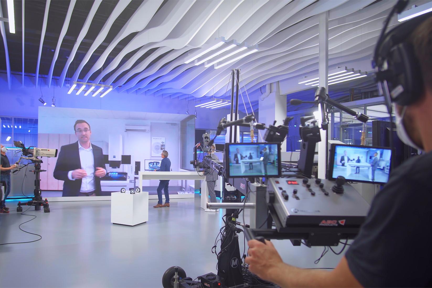 Dreharbeiten zur Frühjahrsausgabe der ZEISS Innovation Rocks 2021