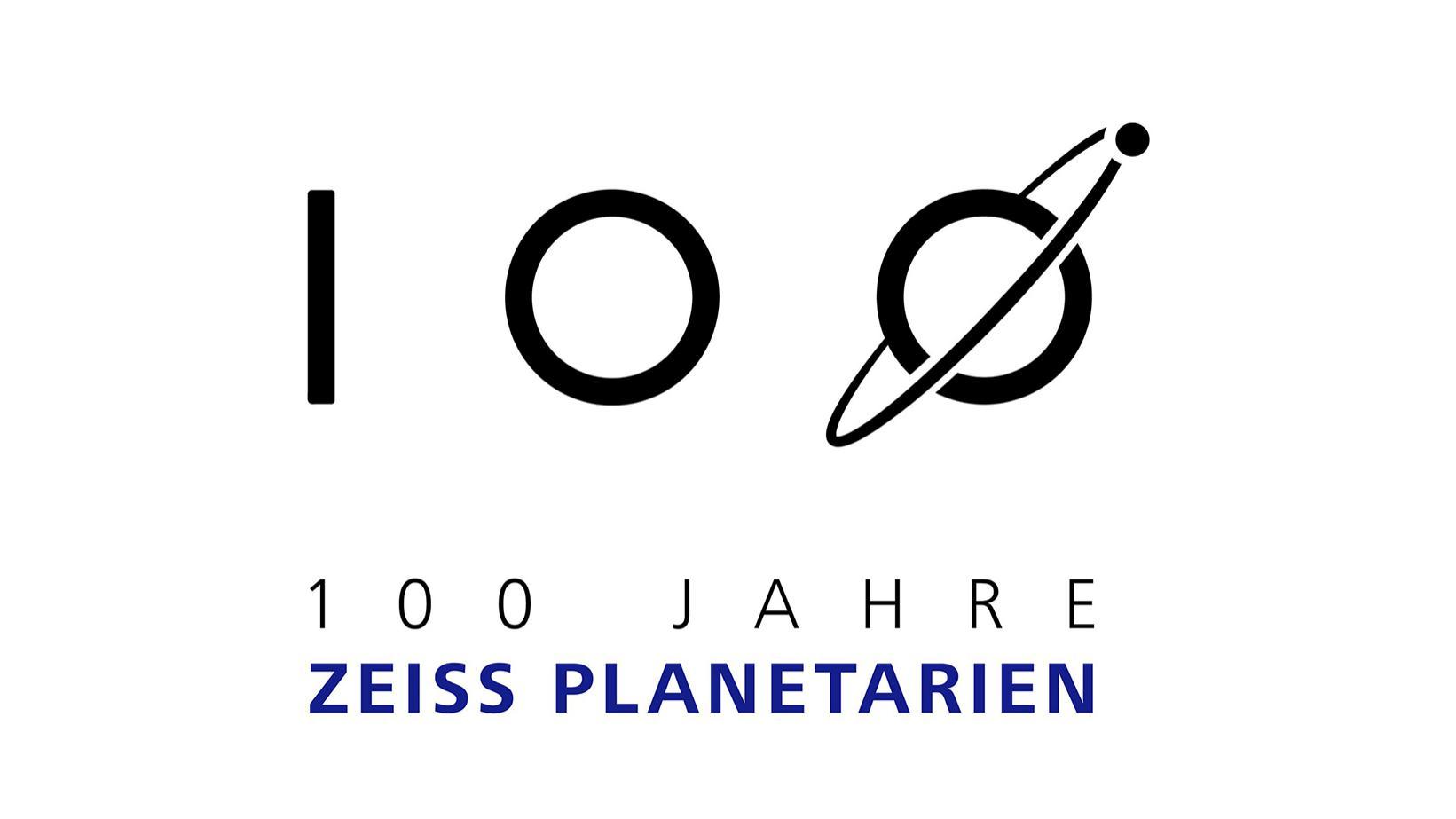 Signet 100 Jahre ZEISS Planetarien 