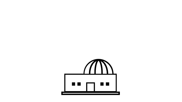 Kleinplanetarien Zeichnung