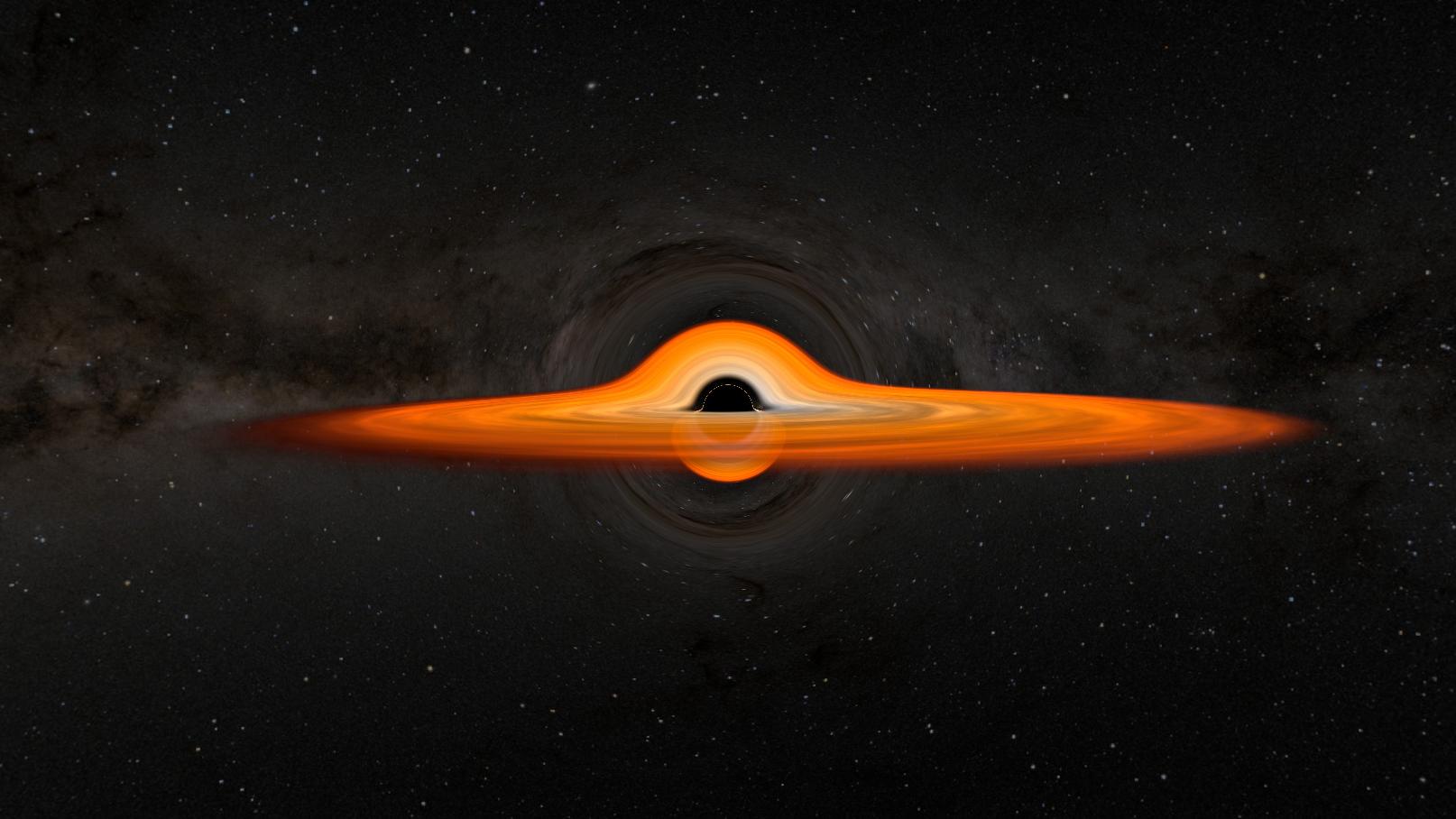 Schwarzes Loch nach Schwarzschild als 3D Modell