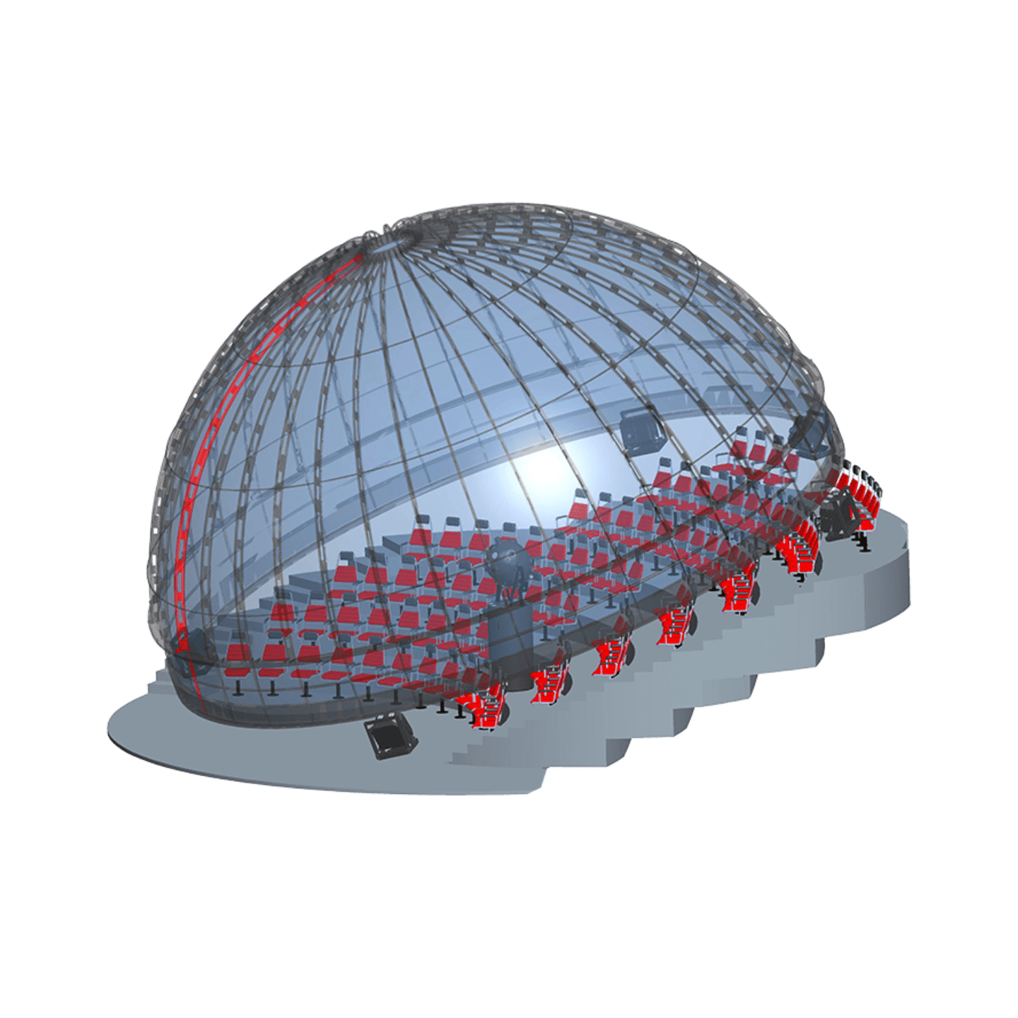 3D Model Planetariums-Kuppel