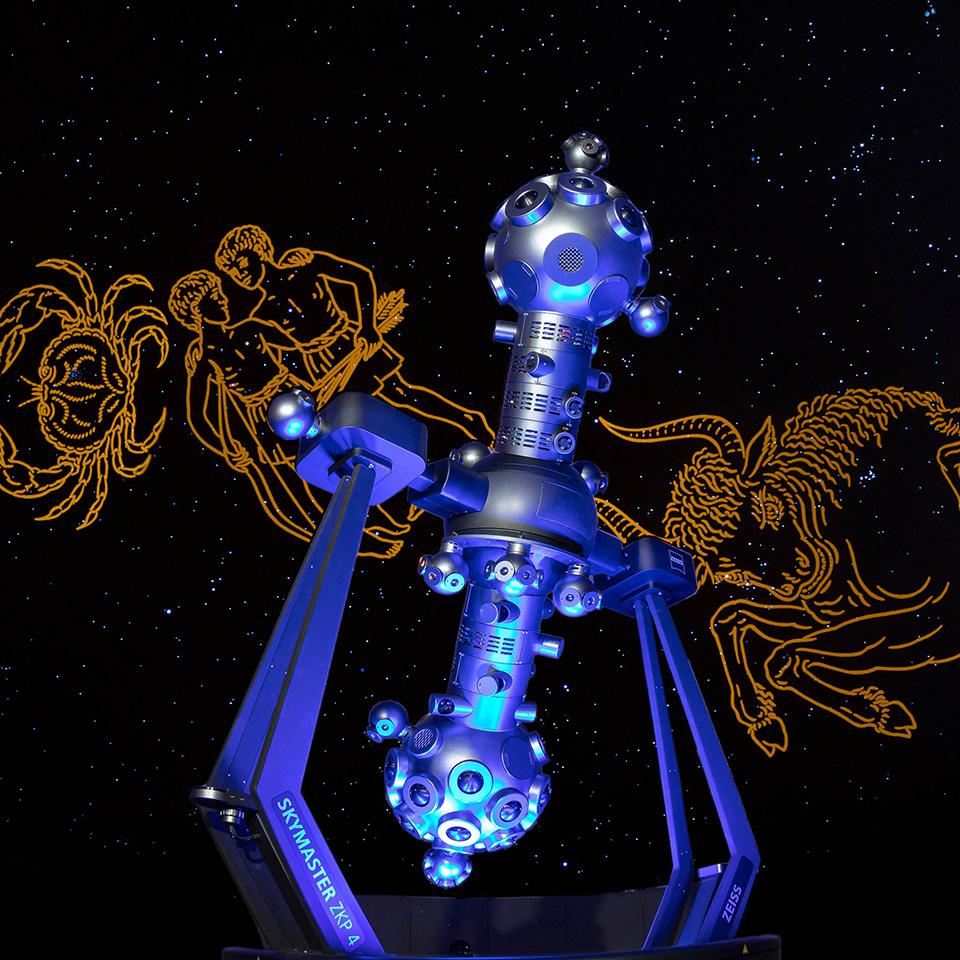 Komplettsystemen für moderne Planetarien