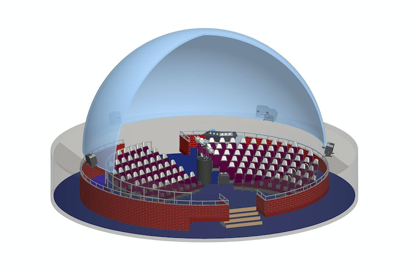 Beispiel: klassisches Kleinplanetarium