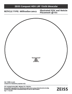 Vorschaubild von ZEISS Conquest HDX LRP 15x56 Reticle