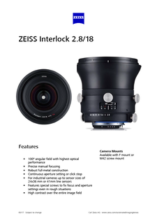 Vorschaubild von ZEISS Interlock 2.8/18