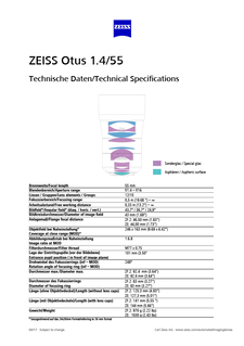 Vorschaubild von ZEISS Otus 1.4/55
