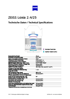Vorschaubild von ZEISS Loxia 2.4/25
