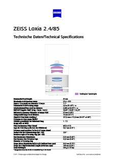 Vorschaubild von ZEISS Loxia 2.4/85