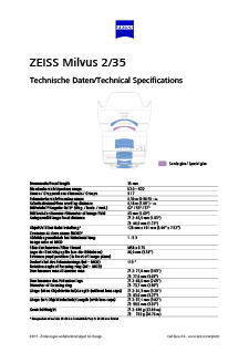 Vorschaubild von ZEISS Milvus 2/35