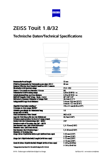 Vorschaubild von ZEISS Touit 1.8/32