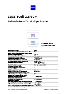 Vorschaubild von ZEISS Touit 2.8/50M