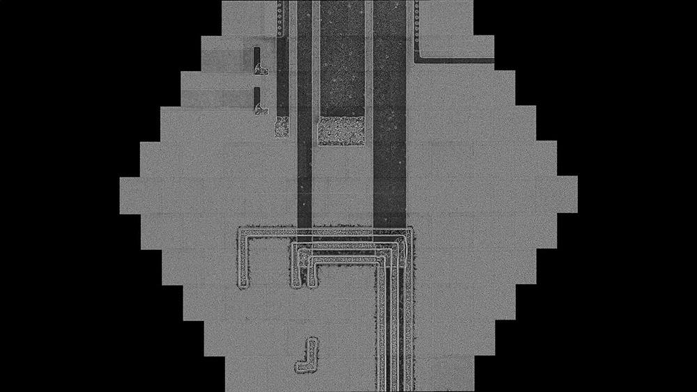 Blick auf 20nm Gold/Palladium-Partikel