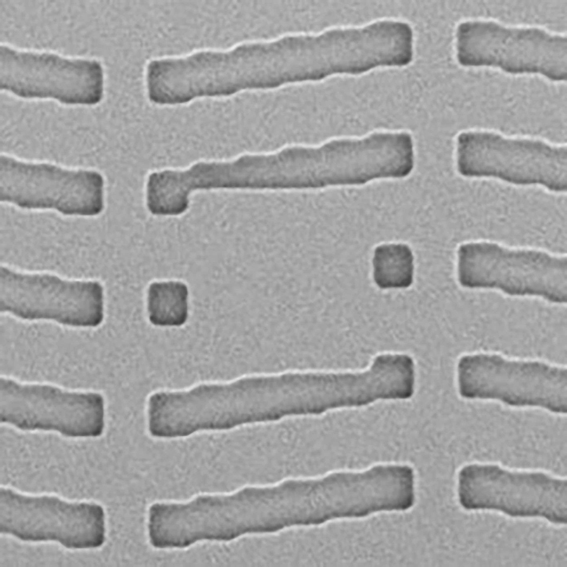 Highend Photomaske mit kleinsten Strukturen, die mit ZEISS MeRiT repariert werden können