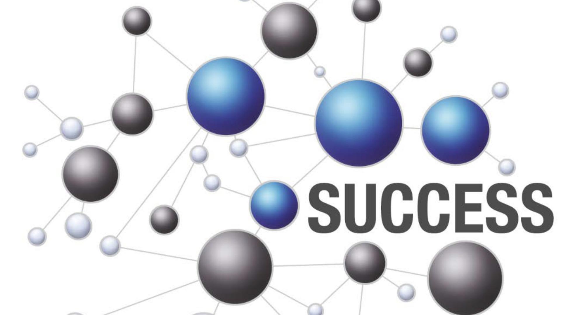 Das Logo für das Thema Success bei der SMT zeigt miteinander vernetzte Punkte - das Partnernetzwerk 