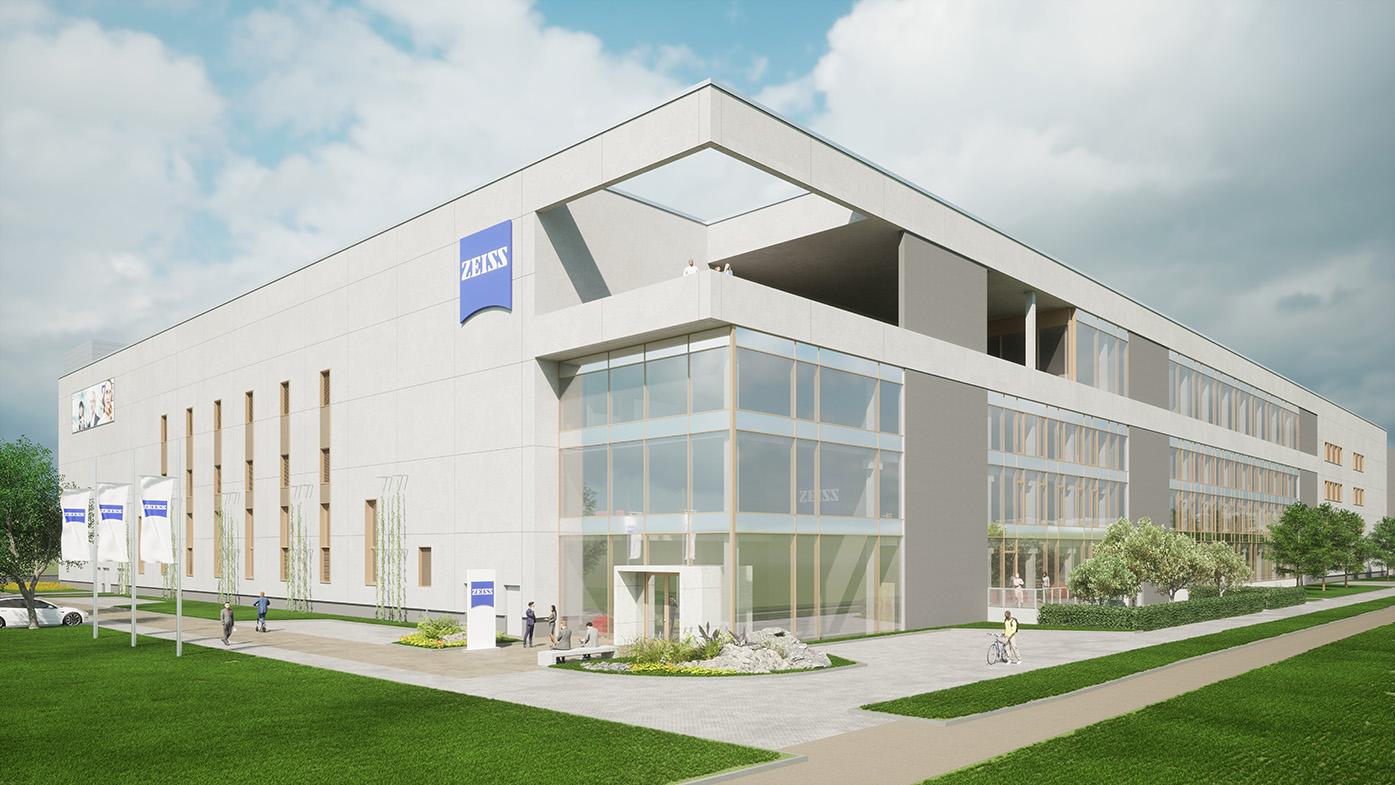 Multifunktionsfabrik der ZEISS Semiconductor Manufacturing Technology in Wetzlar 