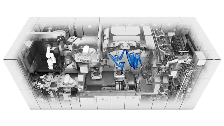 Einblick in den ASML Waferscanner 