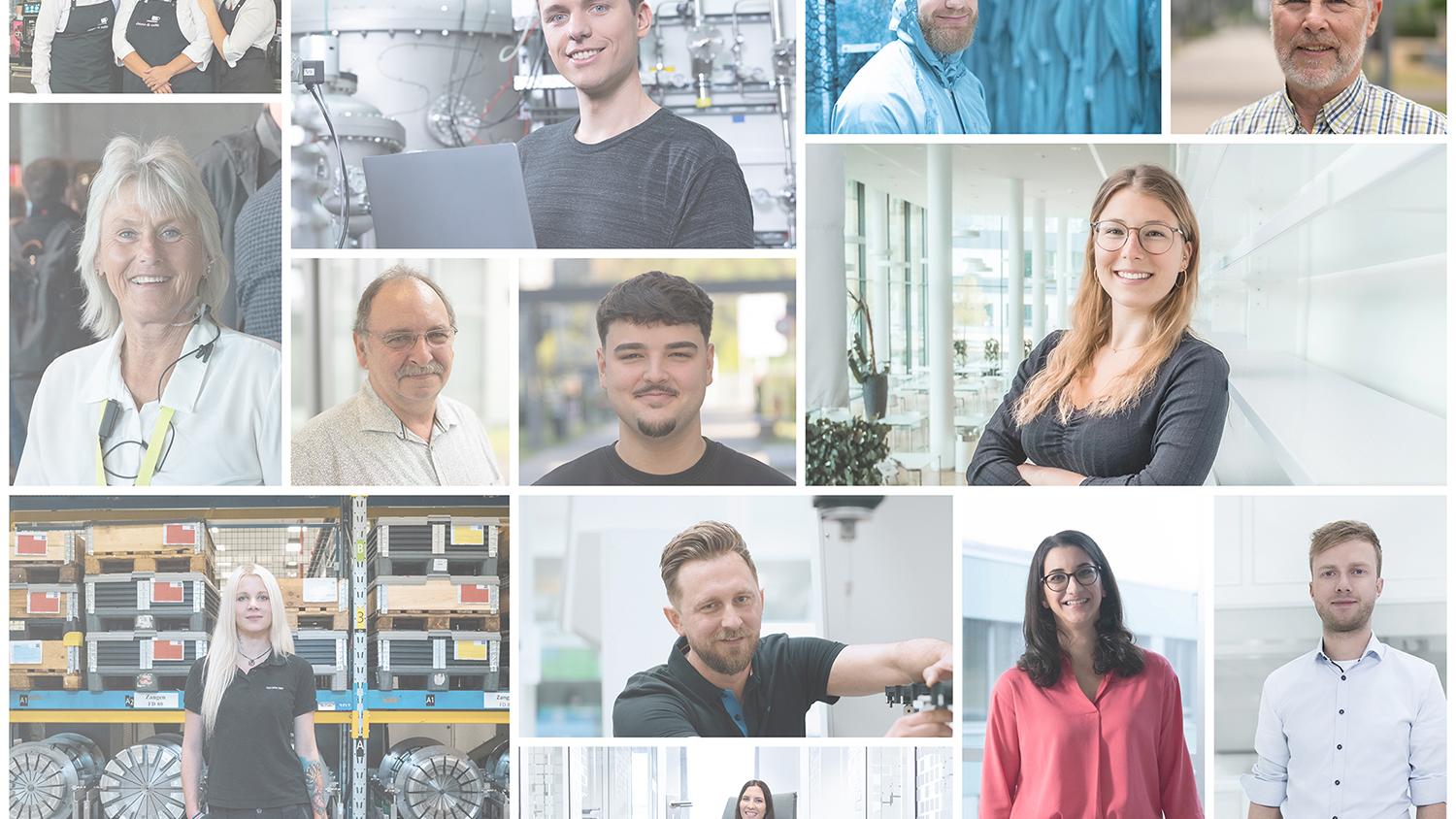 Eine Collage zeigt viele Gesichter der ZEISS SMT