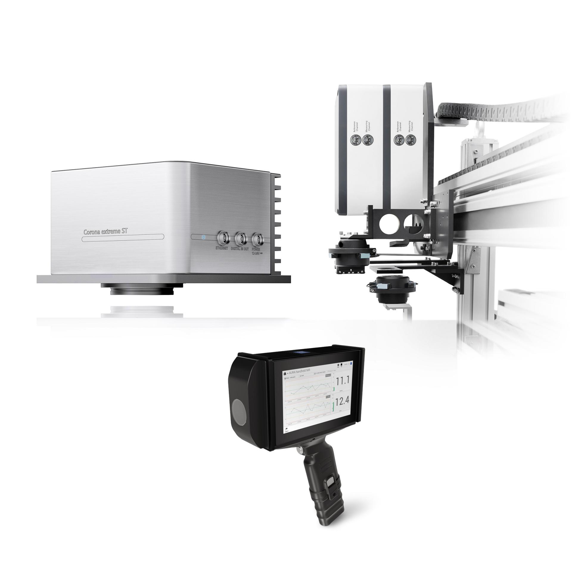 Collage verschiedener Spektrometersysteme von ZEISS Spectroscopy